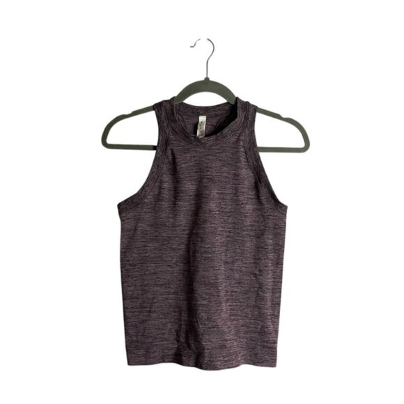 Athleta Women's Heathered Purple Athletic Performance Wear Tank Top - Picture 1 of 5